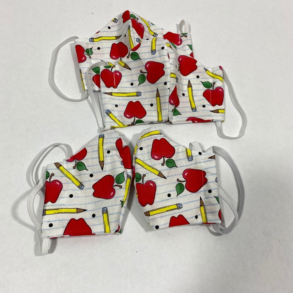 Teacher/ apple face mask - Picture 4 of 6